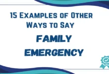 Another Word for Family Emergency