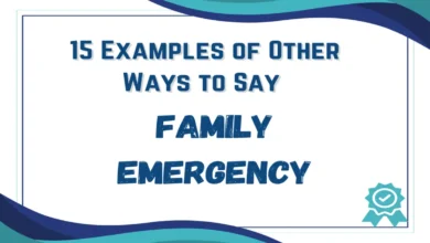 Another Word for Family Emergency