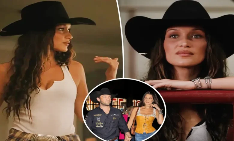 Bella Hadid's Yellowstone Cameo